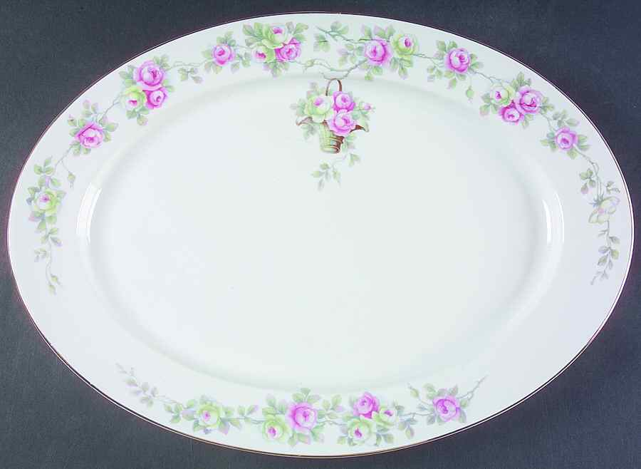 HC186 16" Oval Serving Platter by Heinrich - H&C-1