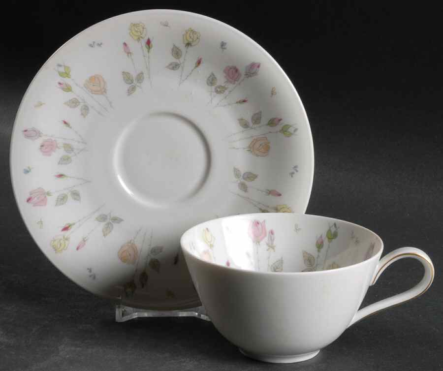17577 Flat Cup & Saucer Set by Heinrich - H&C-1