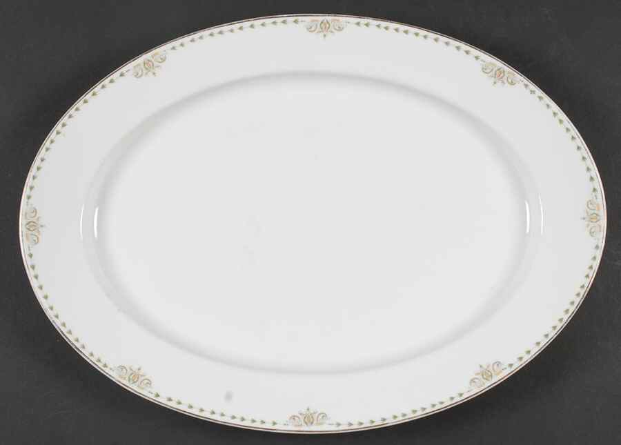 6541 16" Oval Serving Platter by Heinrich - H&C-1
