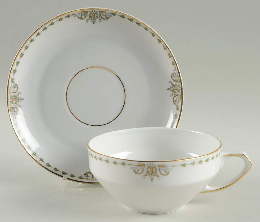 6541 Flat Cup & Saucer Set by Heinrich - H&C-1