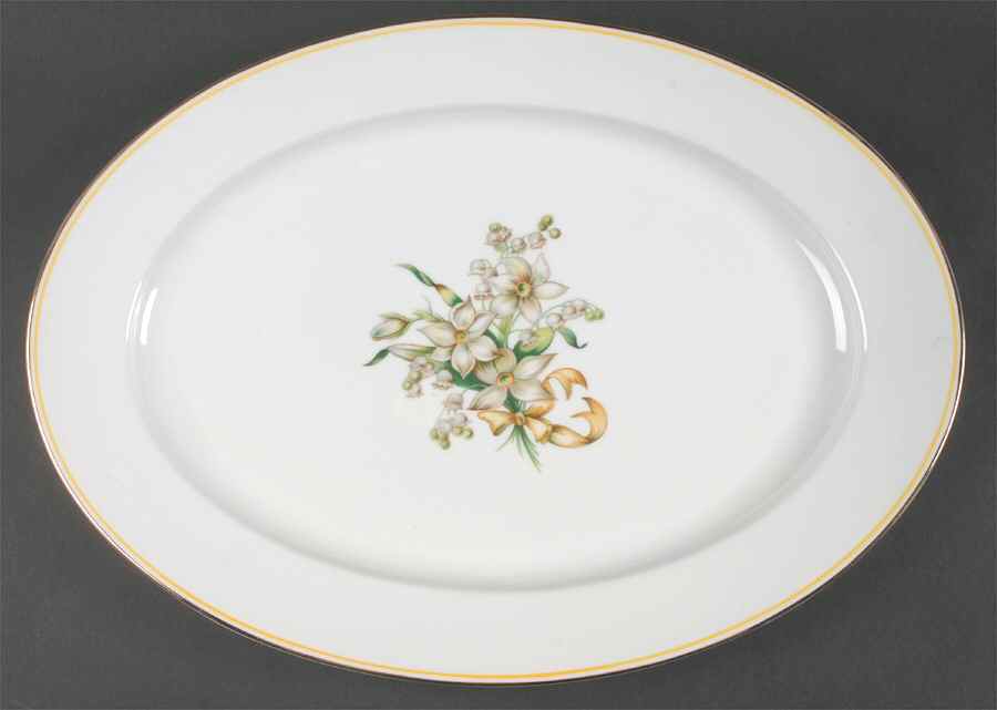 15996 16" Oval Serving Platter by Heinrich - H&C-1