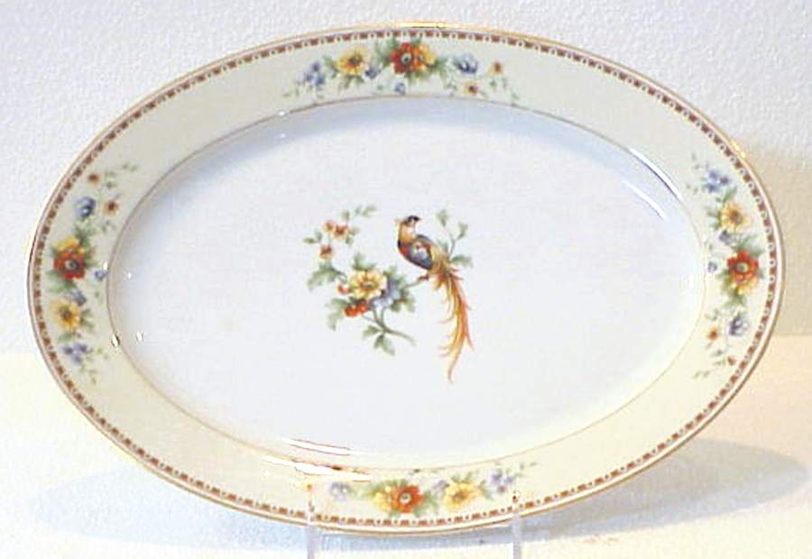 Patricia 12" Oval Serving Platter by Heinrich - H&C-1