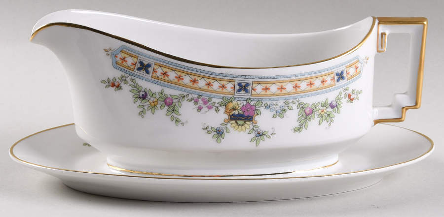 10899 Gravy Boat with Attached Underplate by Heinrich - H&C-1