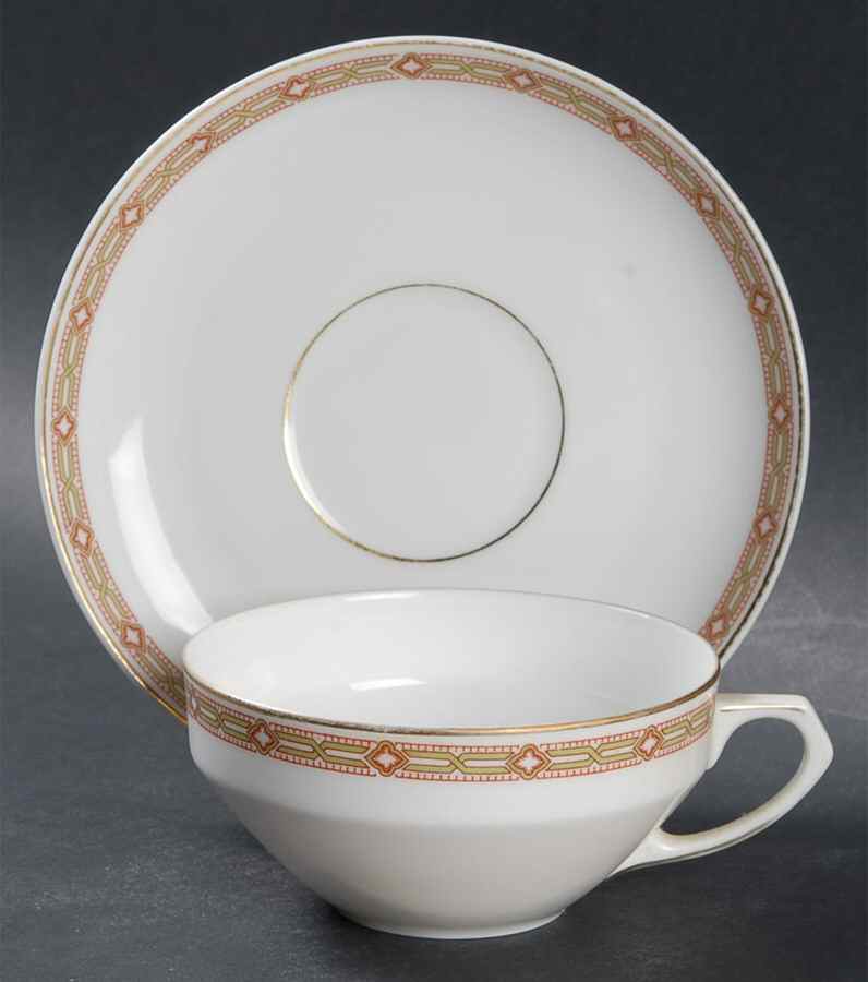 HC275 Flat Cup & Saucer Set by Heinrich - H&C-1