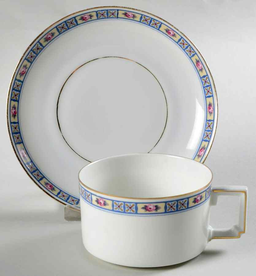 HC28 Flat Cup & Saucer Set by Heinrich - H&C-1