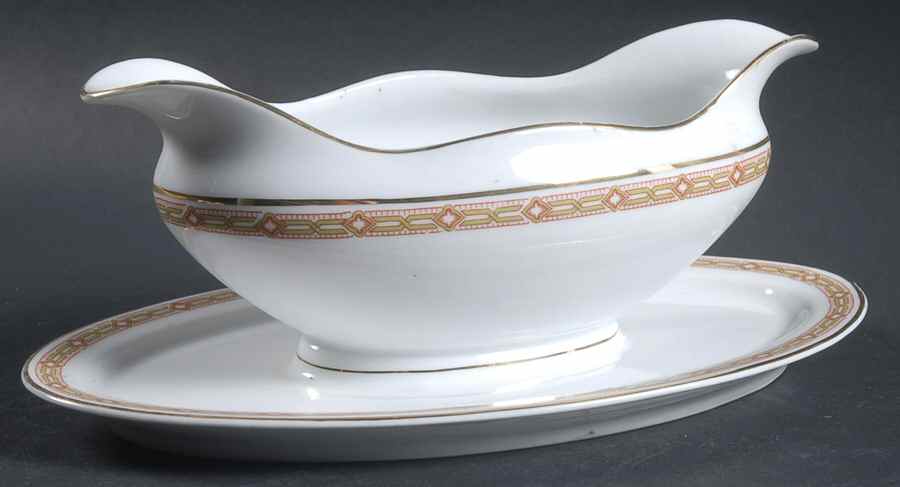 HC285 Gravy Boat with Attached Underplate by Heinrich - H&C-1