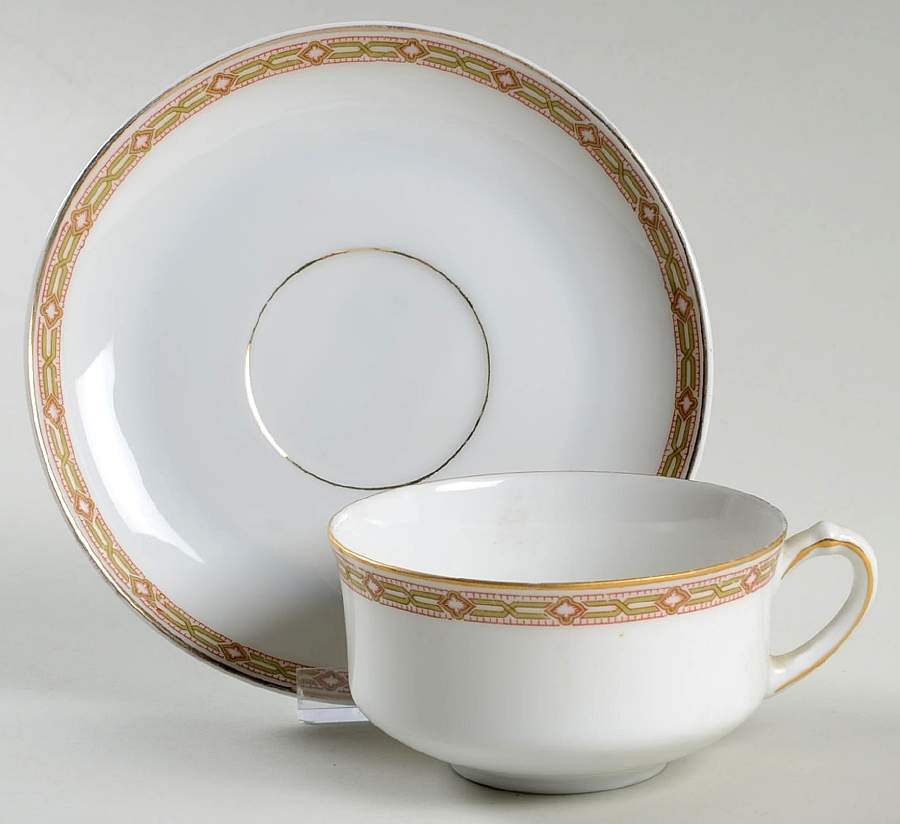 HC285 Flat Cup & Saucer Set by Heinrich - H&C-1