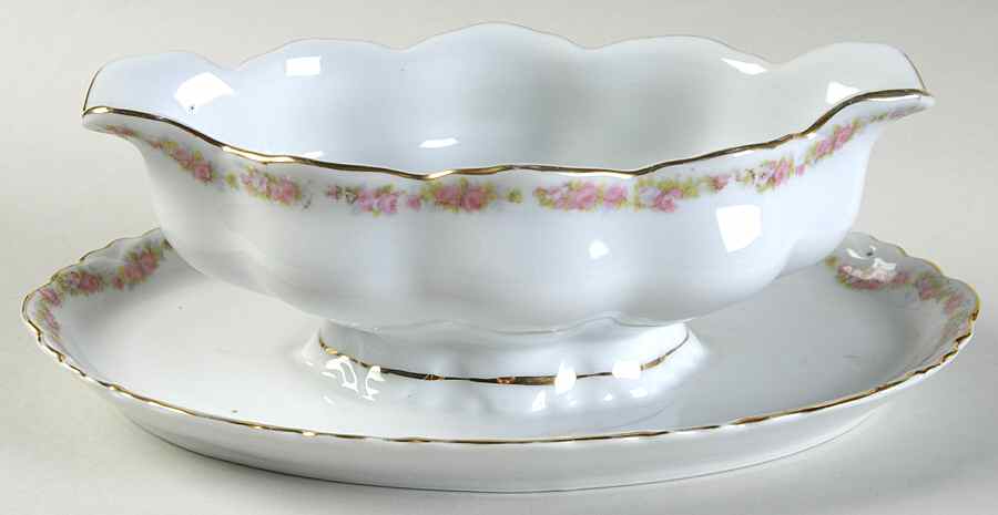 19136 Gravy Boat with Attached Underplate by Heinrich - H&C-1