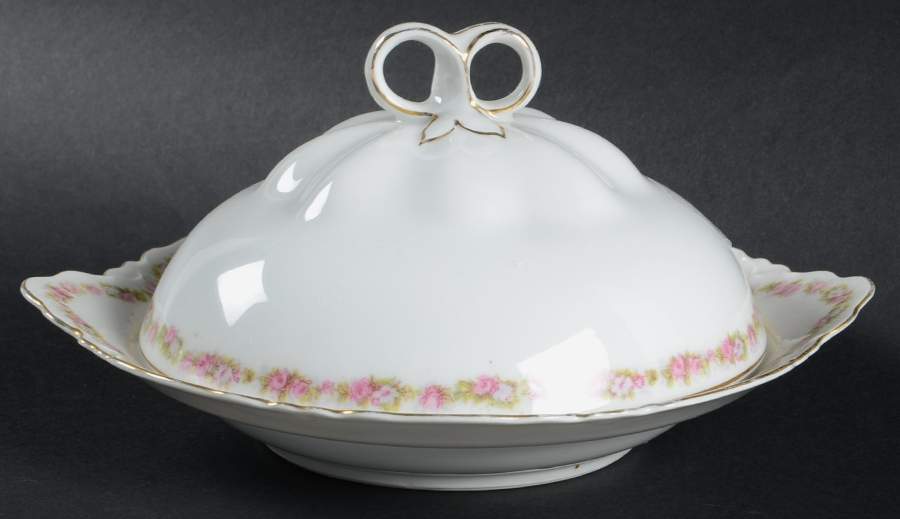 19136 Round Covered Butter by Heinrich - H&C-1