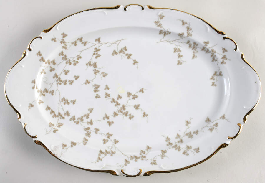 17971 16" Oval Serving Platter by Heinrich - H&C-1