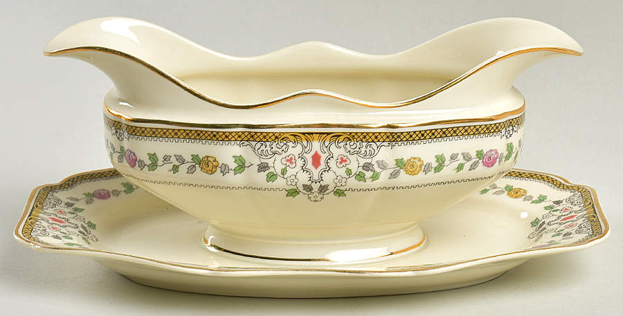 HC317 Gravy Boat with Attached Underplate by Heinrich - H&C-1