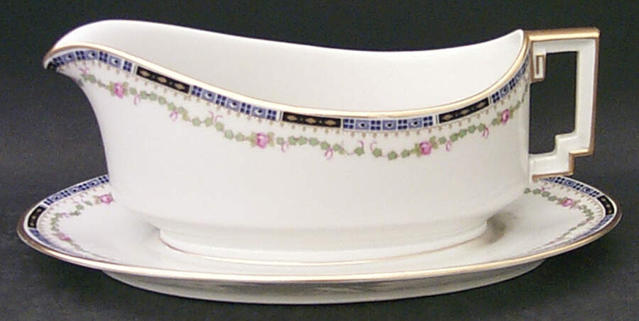 6373 Gravy Boat with Attached Underplate by Heinrich - H&C-1