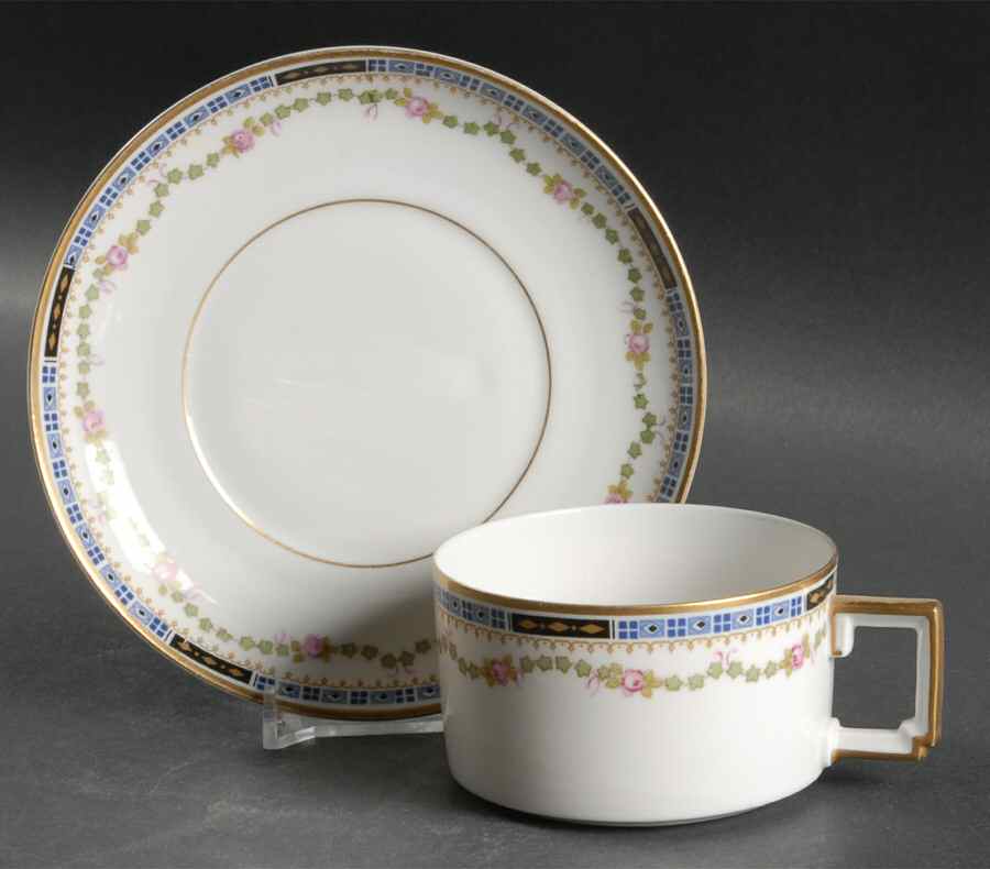 6373 Flat Cup & Saucer Set by Heinrich - H&C-1