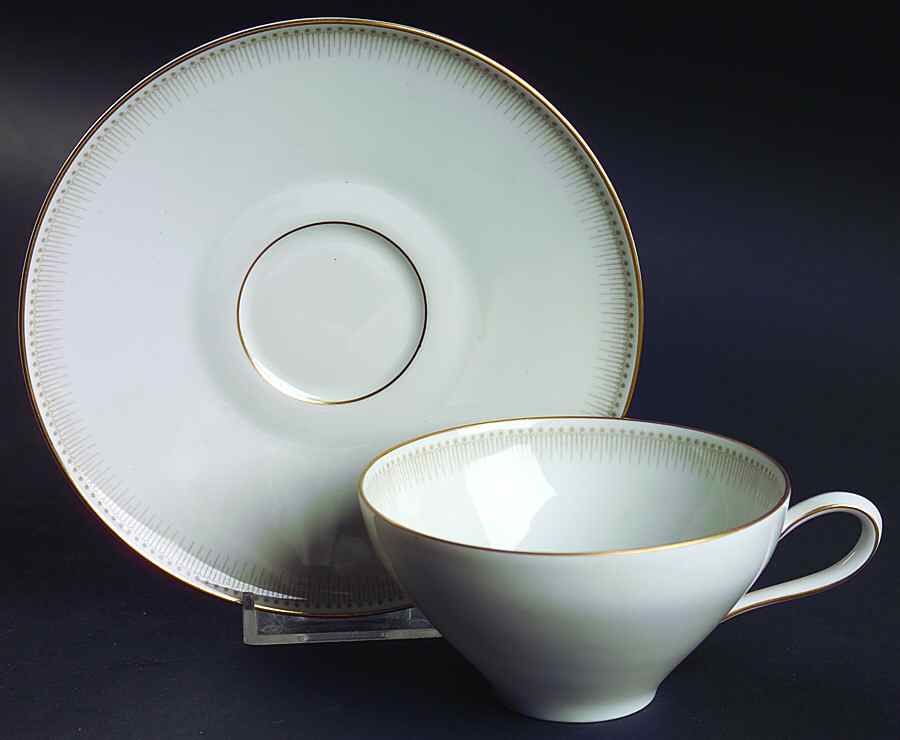 HC373 Flat Cup & Saucer Set by Heinrich - H&C-1