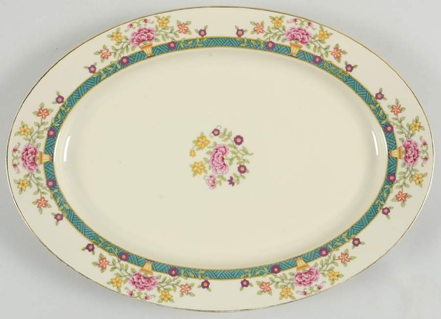 HC377 14" Oval Serving Platter by Heinrich - H&C-1