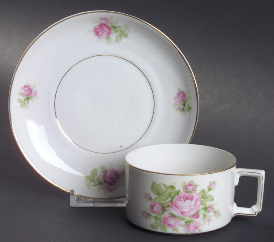 HC384 Flat Cup & Saucer Set by Heinrich - H&C-1