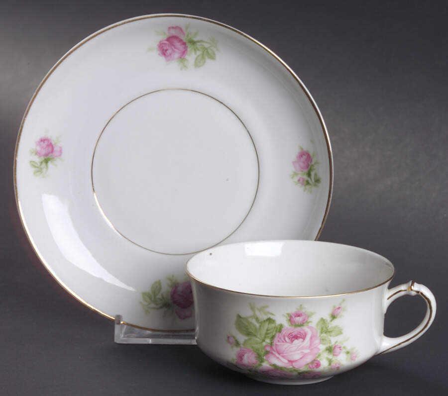 HC384 Flat Cup & Saucer Set by Heinrich - H&C-1