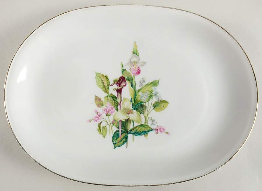 16637 13" Oval Serving Platter by Heinrich - H&C-1