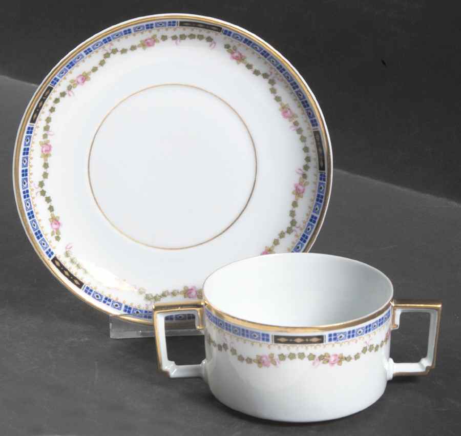 HC40 Flat Bouillon Cup & Saucer by Heinrich - H&C-1