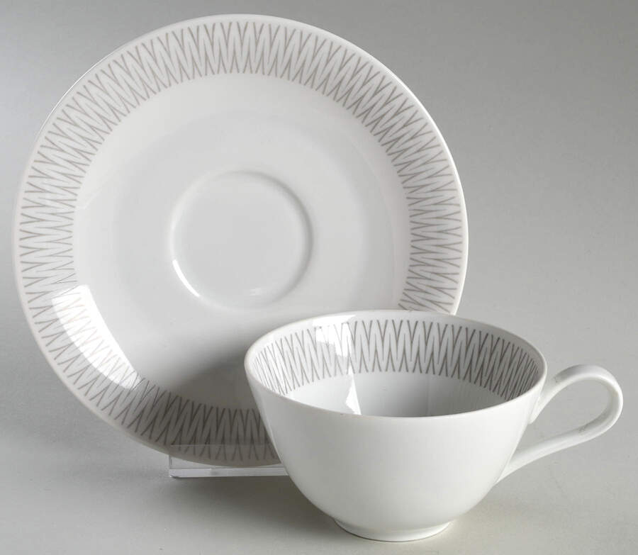 HC409 Flat Cup & Saucer Set by Heinrich - H&C-1