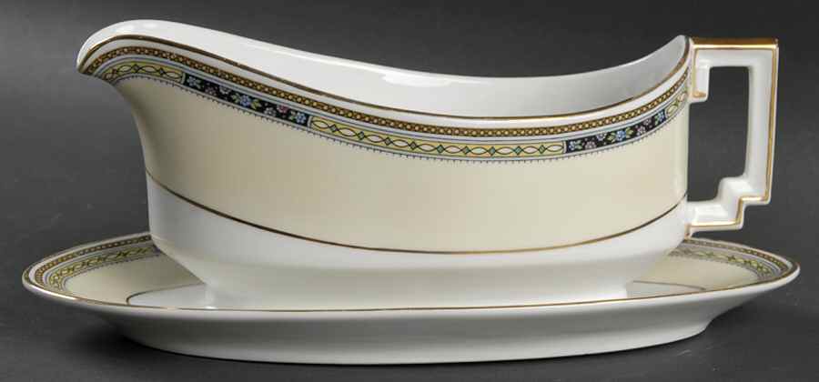 11649 Gravy Boat with Attached Underplate by Heinrich - H&C-1