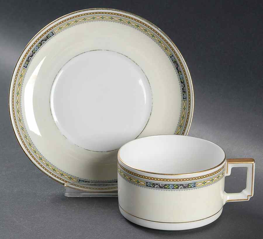 11649 Flat Cup & Saucer Set by Heinrich - H&C-1