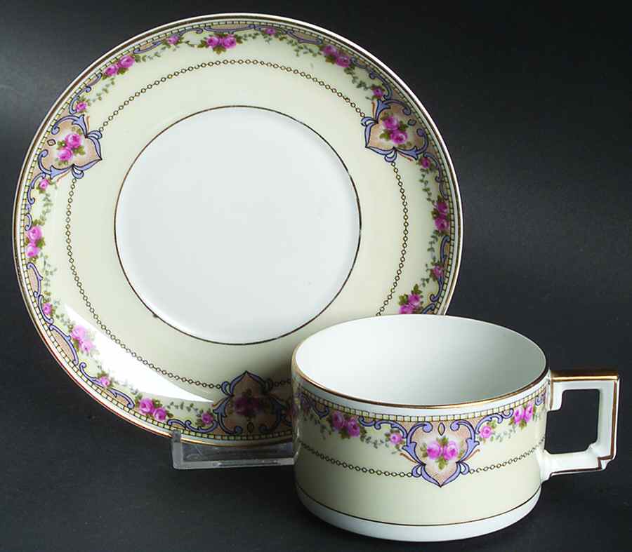 70366 Flat Cup & Saucer Set by Heinrich - H&C-1