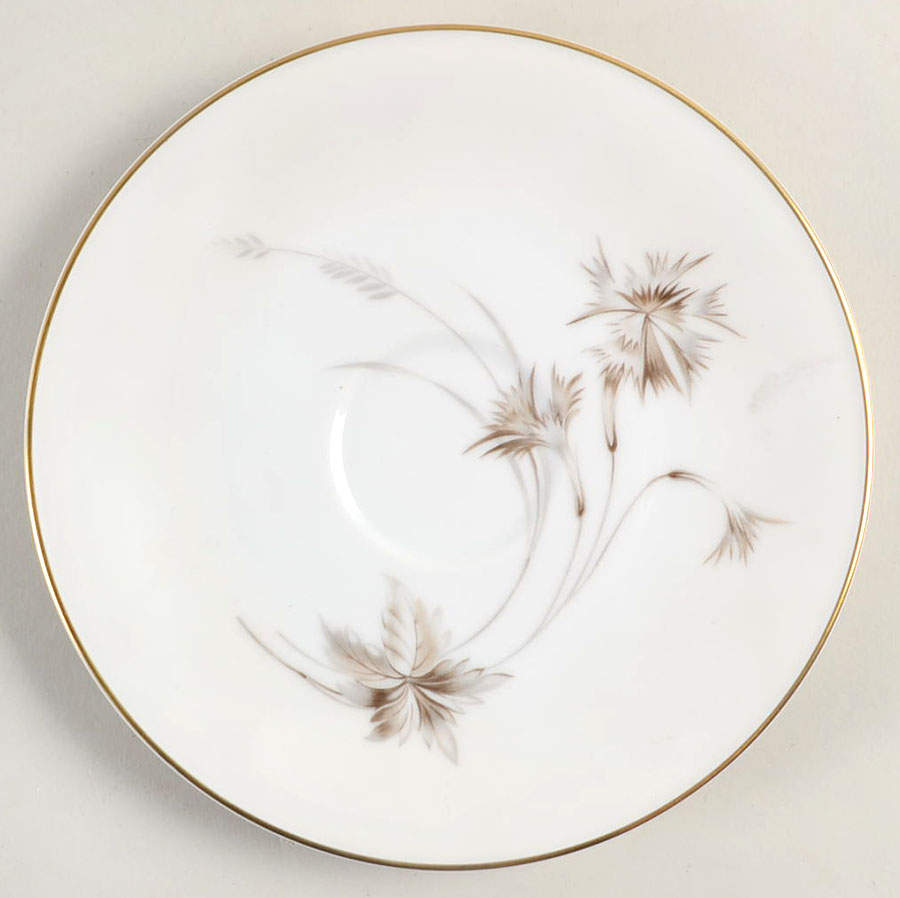 Sepia (White, Gold Trim) Saucer for Cream Soup Bowl by Heinrich - H&C-1