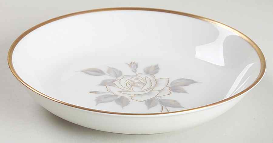 1723 (Floral, Gold Trim) Fruit/Dessert (Sauce) Bowl by Heinrich - H&C-1