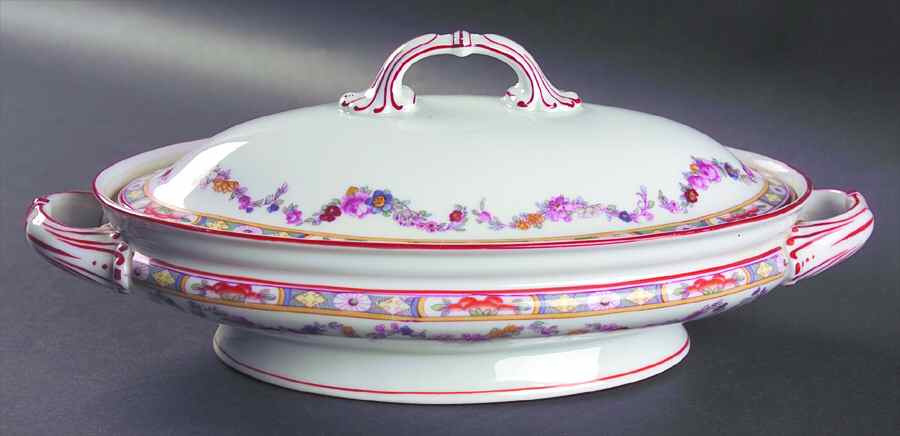 HC7 Oval Covered Vegetable by Heinrich - H&C-1
