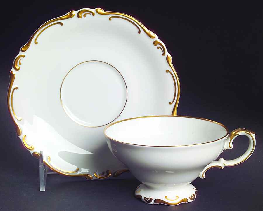 16209 Footed Cup & Saucer Set by Heinrich - H&C-1