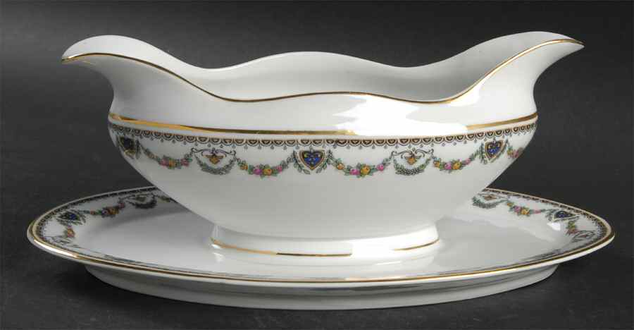 HC86 Gravy Boat with Attached Underplate by Heinrich - H&C-1