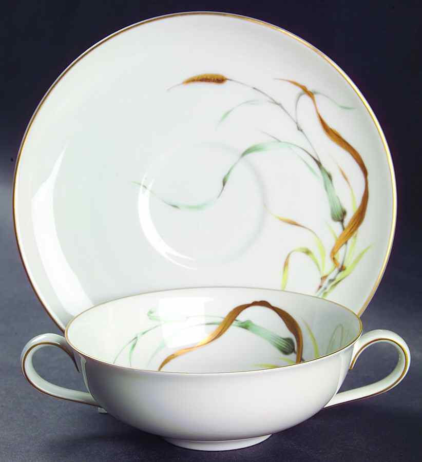 HC99 Flat Cream Soup Bowl & Saucer Set by Heinrich - H&C-1
