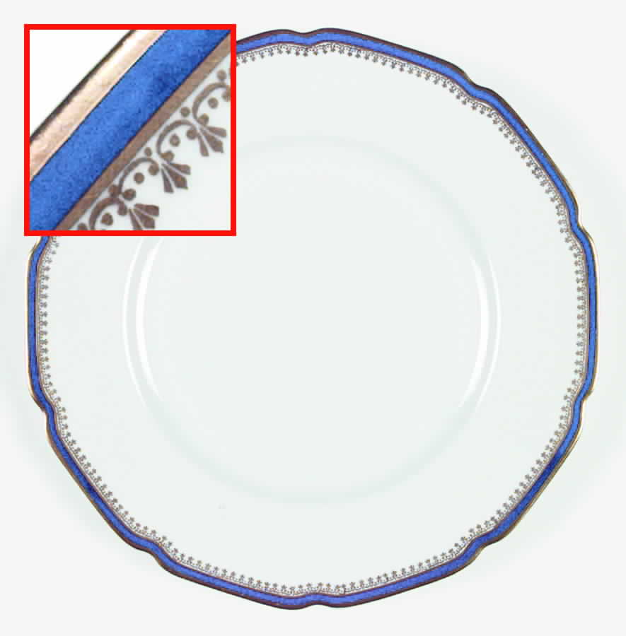 Lafayette Cobalt Dinner Plate by Heinrich - H&C-1