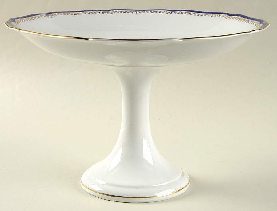 Lafayette Cobalt Round Compote (Height X Width) by Heinrich - H&C-1
