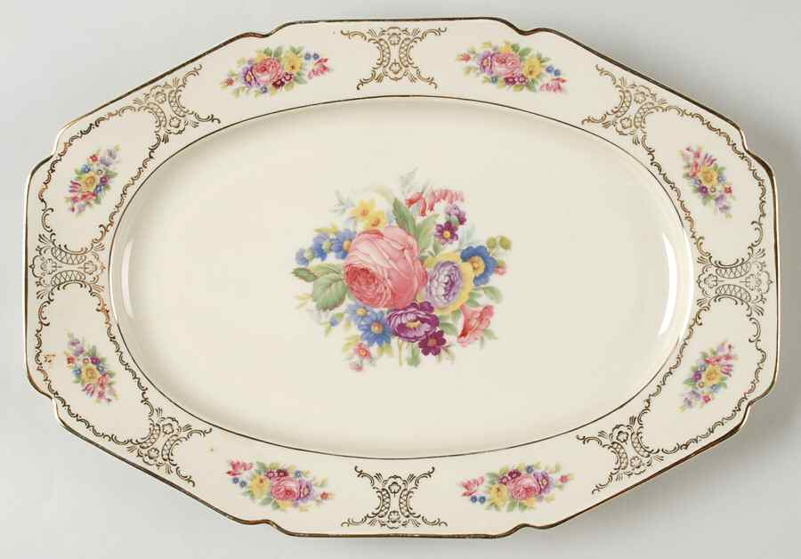 Lady Louise 12" Oval Serving Platter by Heinrich - H&C-1