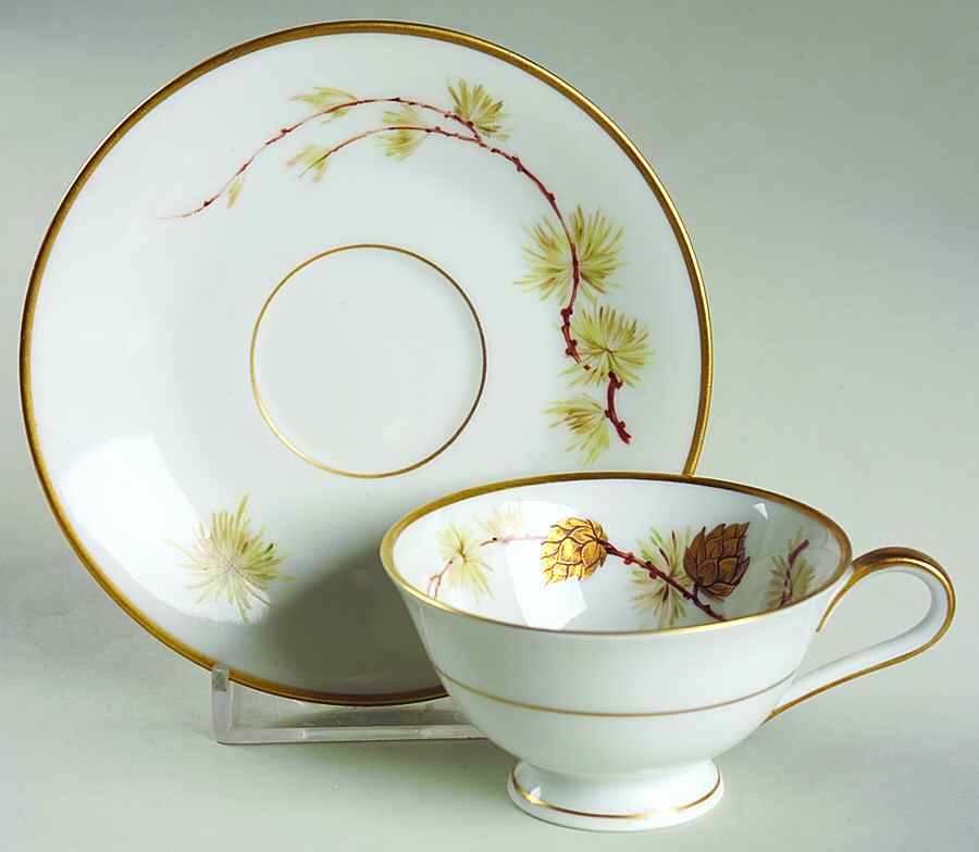 Larchmont Footed Demitasse Cup & Saucer Set by Heinrich - H&C-1