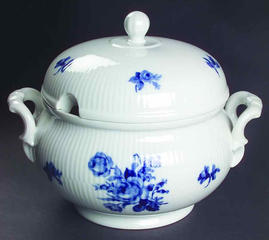 Lauenstein Cobalt Blue Tureen &  Lid by Heinrich - H&C-1
