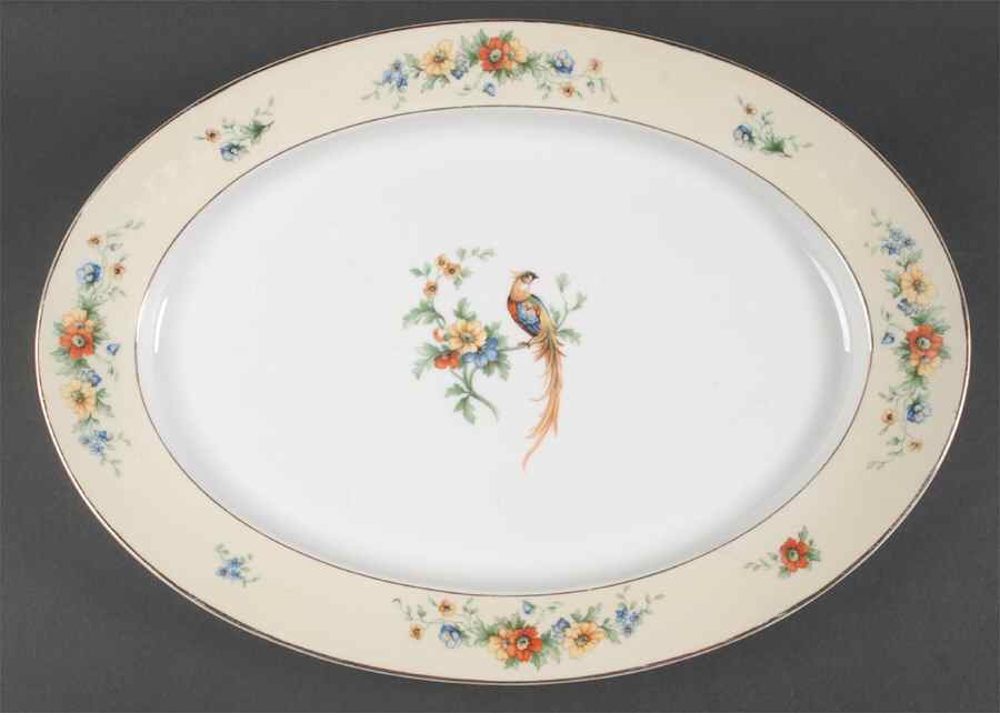 Lorraine 16" Oval Serving Platter by Heinrich - H&C-1