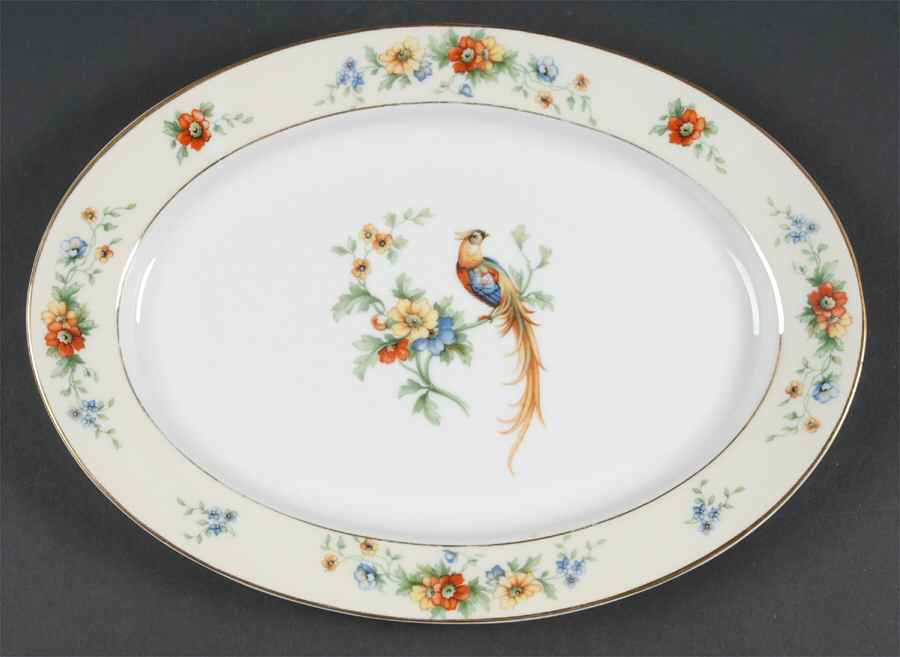 Lorraine 11" Oval Serving Platter by Heinrich - H&C-1