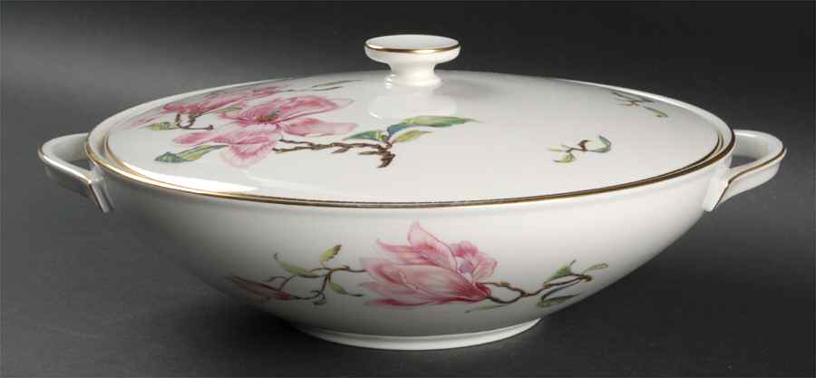 Magnolia Round Covered Vegetable by Heinrich - H&C-1