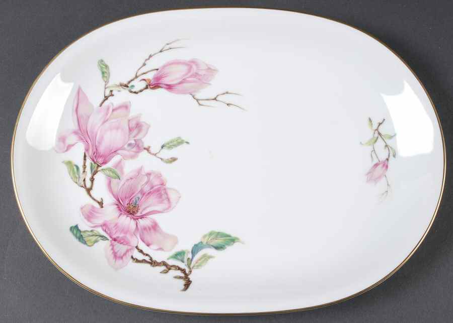 Magnolia 14" Oval Serving Platter by Heinrich - H&C-1