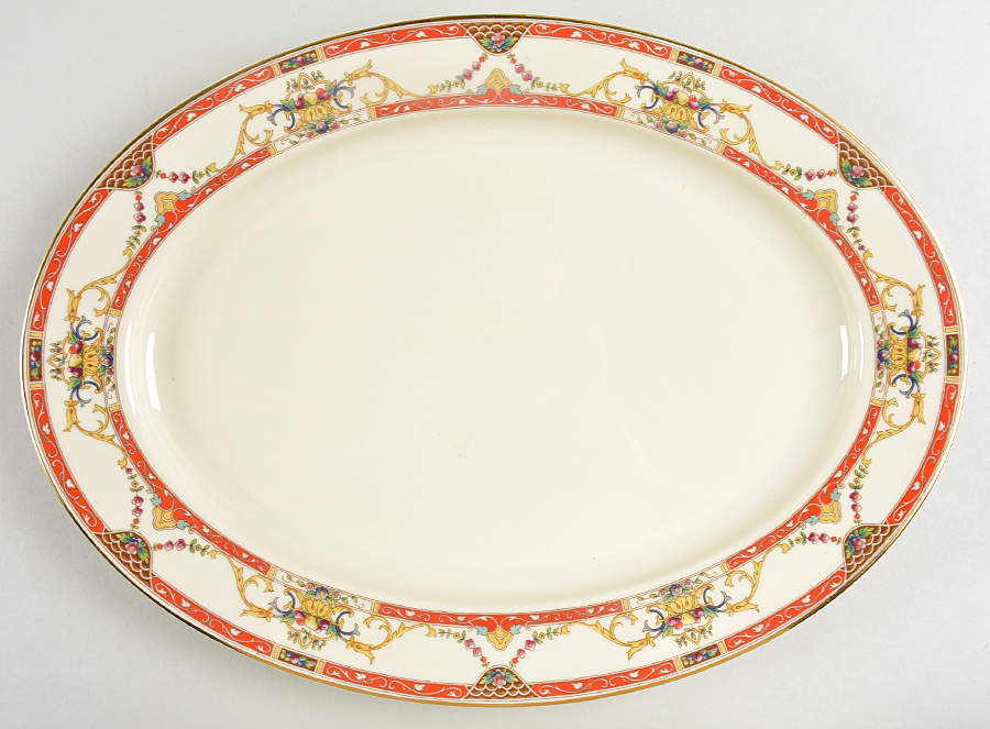 Maurice 14" Oval Serving Platter by Heinrich - H&C-1