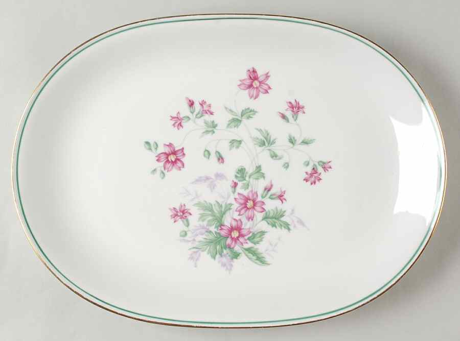 Maytime 13" Oval Serving Platter by Heinrich - H&C-1