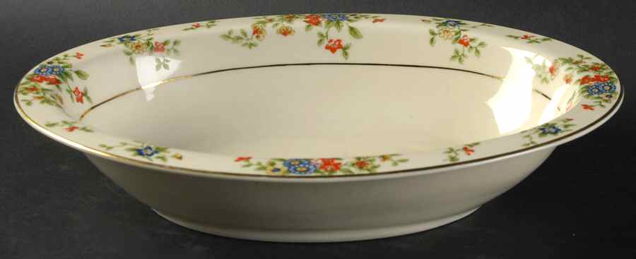 Meadow 10" Oval Vegetable Bowl by Heinrich - H&C-1