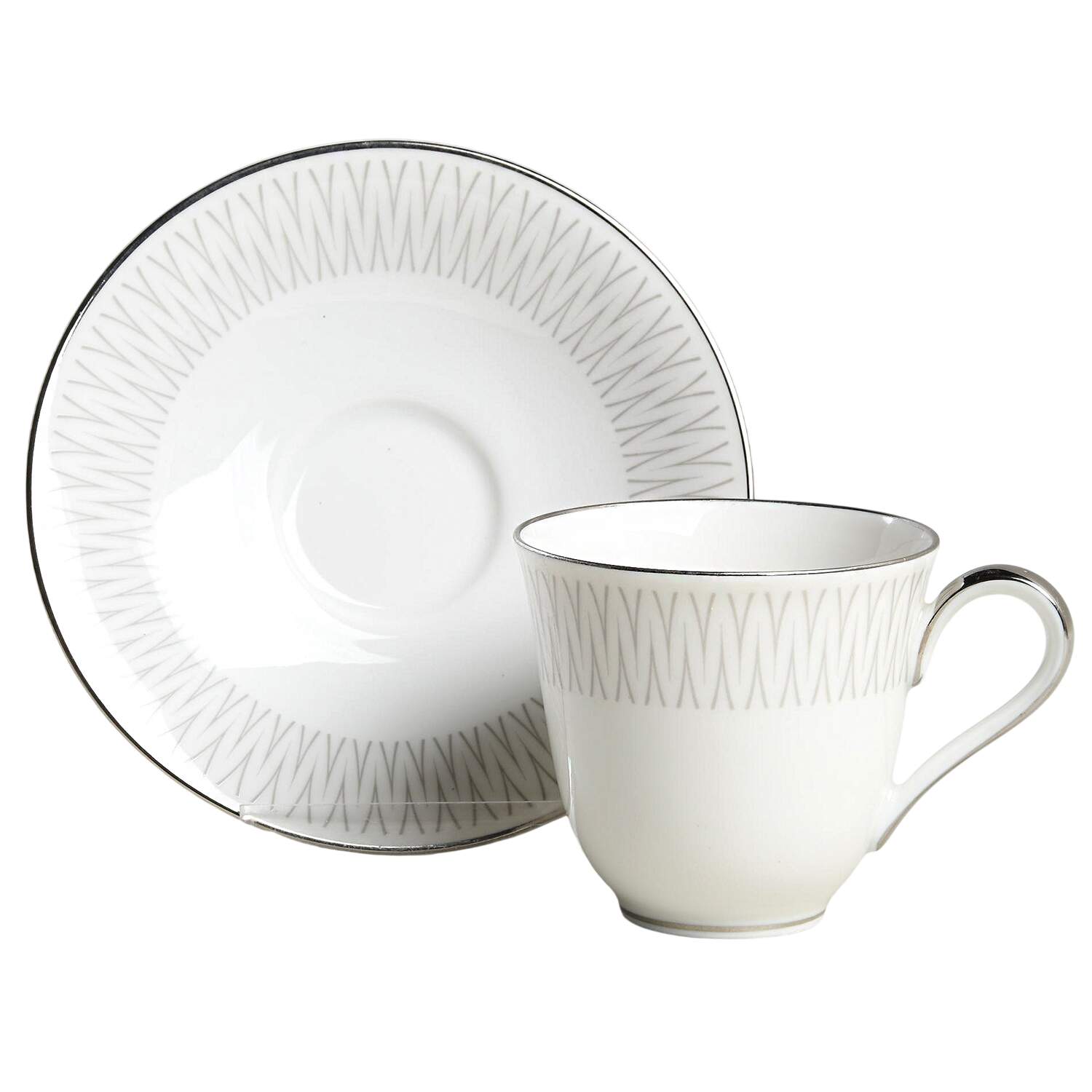 Monarch Flat Demitasse Cup & Saucer Set by Heinrich - H&C-1