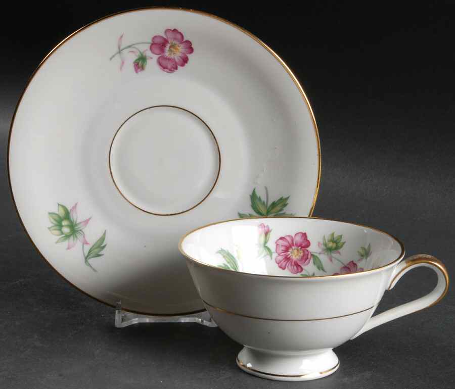 Montrose Footed Cup & Saucer Set by Heinrich - H&C-1