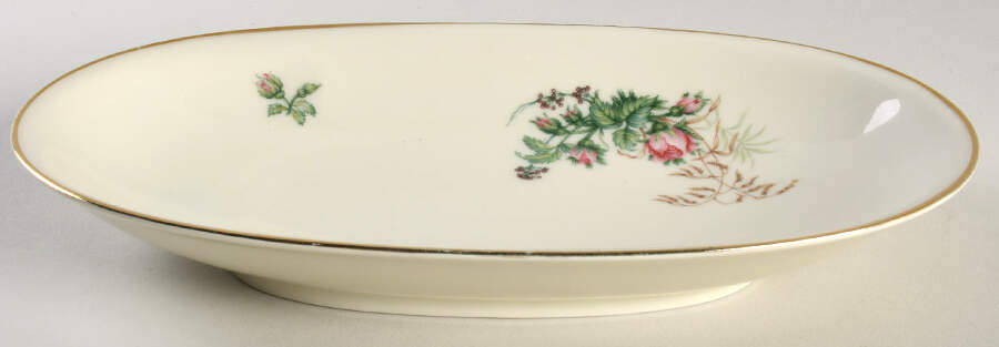 Moss Rose (Cream Background, Coupe) Relish by Heinrich - H&C-1
