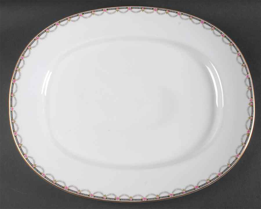 Navarre 17" Oval Serving Platter by Heinrich - H&C-1