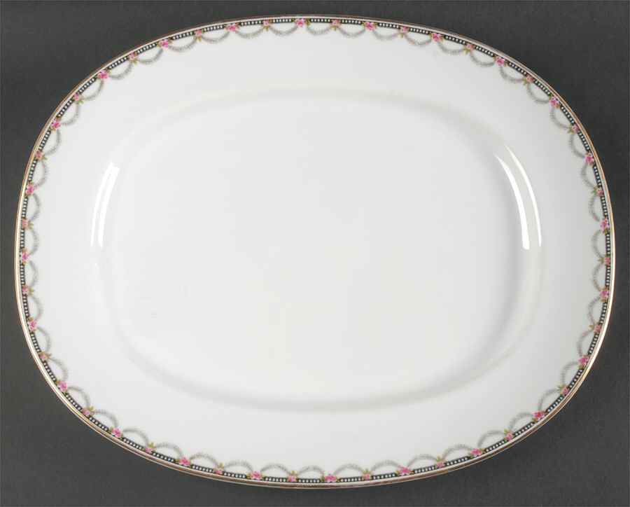Navarre 15" Oval Serving Platter by Heinrich - H&C-1